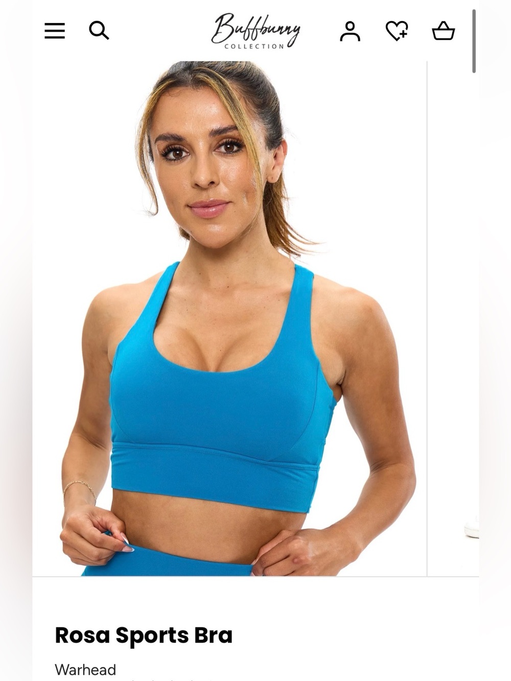 Buffbunny Rosa Bra Warhead XL